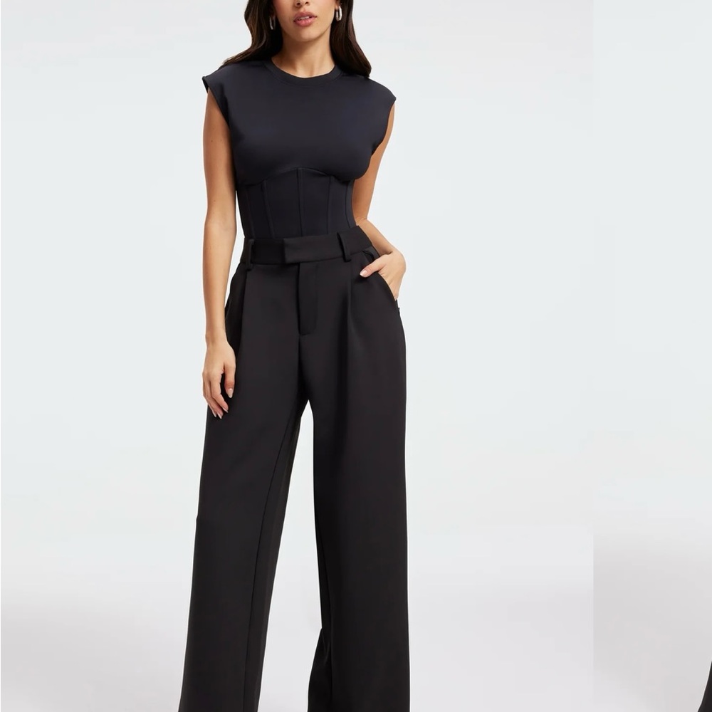 New Black Scuba Trousers